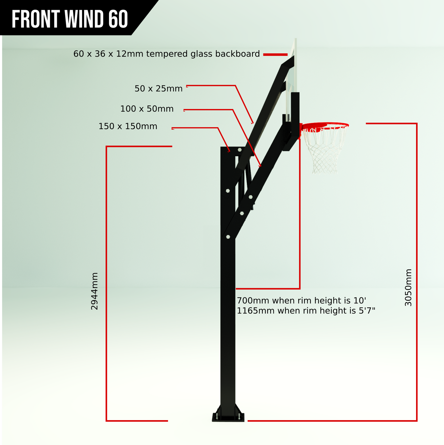 Boomer 60" (front wind)