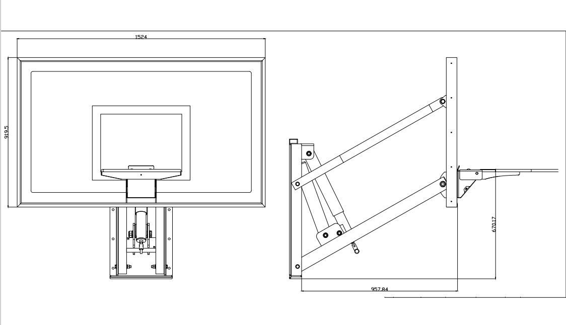 Wall Mount 60"