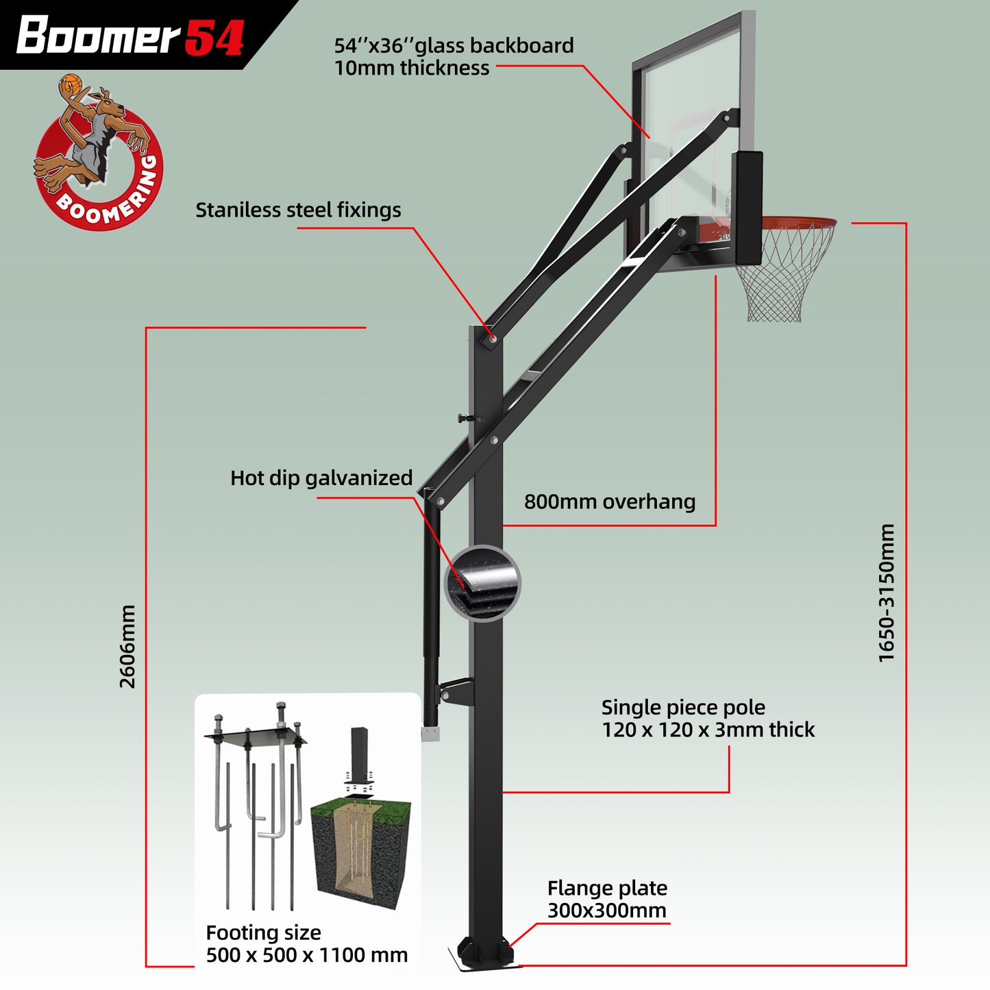 The Boomer 54″